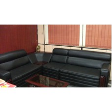 DARK BLACK SOFA